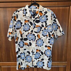 GAP Men's short sleeve button down shirt XL